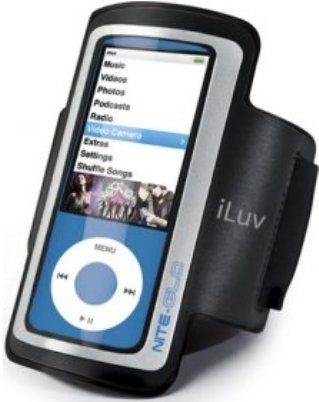iLuv iCC213 Light Weight Armband Fits with iPod nano 5th generation and iPod nano 4th generation, Comfortable elastic strap, Securely holds your iPod nano 4th or 5th generation, Protects your iPod from scratches and scrapes, Full control of the Click Wheel, Glow-in-the-dark frame provides visibility and safety at night, UPC 639247781252 (ICC-213 ICC 213)