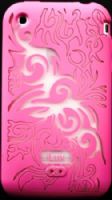 iLUV iCC705PNK Silcone Case with Flame Graphic for iPhone 3rd Gen, Pink, Perfect fit for your iPhone 3GS and iPhone 3G, Protect your iPhone from scratches, Full access to controls and touch screen, Charge while in case, Glare-free protective film for touch screen included, UPC 639247781290 (ICC705-PNK ICC705 PNK ICC 705PNK) 