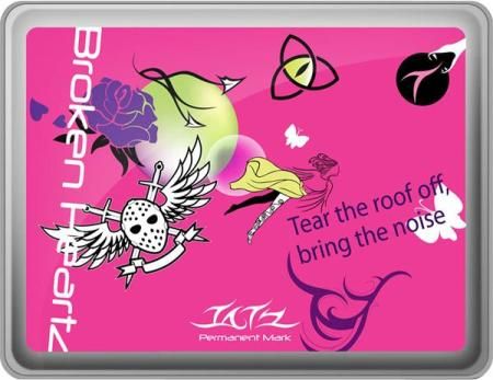 iLUV iCC804PNK Ultra Thin Case with Tatz Graphics, Pink, Smooth surfaced ultra thin case with Tatz pattern, Perfect fit for your iPad, Folding stand for your iPad included, UPC 639247783997 (ICC804-PNK ICC804 PNK ICC-804PNK ICC 804PNK)
