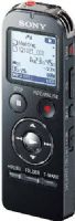 Sony ICD-UX533BLK Digital Voice Recorder with 4GB Memory, Black; Up to 1073 Hours ofrecording time; Stereo S-Microphone; microSD/microSDHC Slot; Automatic/Manual record level settings; White LED backlight, Calendar Search; Sync Record Mode; MP3 Playback with graphic EQ4; USB Direct-PC & Mac compatibility with charging; Supplied AAA (x1); UPC 027242859975 (ICDUX533BLK ICD UX533BLK ICD-UX533-BLK ICD-UX533) 