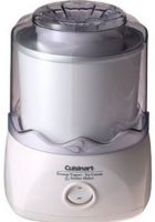 Cuisinart ICE20 Automatic Ice Cream Makers, Electric ice-cream maker produces up to 1-1/2 quarts in about 20 minutes, Chills to desired consistency, Nonstick chamber ensures quick cleanup, Instruction booklet with recipes included, Easy to use--no salt or ice required (ICE-20 ICE 20 ICE20) 