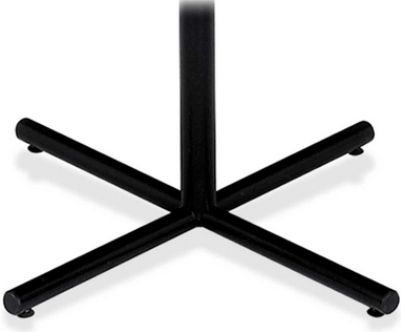 Iceberg Enterprises 65035 OfficeWorks Round Standard Table Base, Black, Heavy duty and exceptionally sturdy, Heavy gauge steel to resist scuffs and scratches, while the deluxe base offers an aluminum die cast base, 1