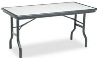 Iceberg Enterprises 65127 IndestrucTable Folding Table 30" x 72", Black Top with Black Legs and Granite Inlay, Strong and Durable Construction steel reinforced blow molded high density polyethylene, won’t scratch or dent, Lightweight easy to transport, set-up and store, Heavy Duty supports up to 1500 lbs. evenly distributed (ICEBERG65127 ICEBERG-65127 65-127 651-27) 