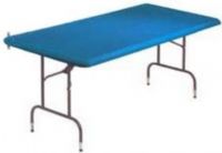Iceberg Enterprises 65216 IndestrucTable TOO Folding Table, 1200 Series Commercial Grade, Blue, Size 30” x 60”, 1200 lbs Capacity, Maximum 29” High, For Commercial/Heavy Duty Environments, Heavy Duty 1” Round Powder Coated Steel Legs, Contemporary Top Design is 2” Thick, Washable, dent and scratch resistant (ICEBERG65216 ICEBERG-65216 65-216 652-16) 