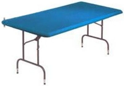 Iceberg Enterprises 65226 IndestrucTable TOO Folding Table, 1200 Series Commercial Grade, Blue, Size 30 x 72, 1200 lbs Capacity, Maximum 29 High, For Commercial/Heavy Duty Environments, Heavy Duty 1 Round Powder Coated Steel Legs, Contemporary Top Design is 2 Thick, Washable, dent and scratch resistant (ICEBERG65226 ICEBERG-65226 65-226 652-26)