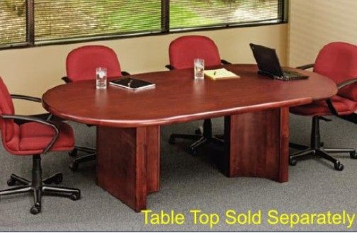 Iceberg Enterprises 69038 OfficeWorks Table Base, Mahogany, 30-Inch High, Complements traditional and contemporary office settings, Solid wood trim, For used with Executive Series Conference Tables, Table Top Sold Separately (ICEBERG69038 ICEBERG-69038 69-038 690-38)