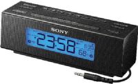 Sony ICF-C707 Alarm Clock Radio; Built-in digital audio player connection cable for convenience; Dual alarm with extendable snooze function built in; Integrated AM/FM radio tuner; Pre-programmed with five soothing nature sounds; Large, dimmable LCD with date, time, and temperature display; 0.7 W Output Power; Digital volume control; UPC 027242788473 (ICFC707 ICF C707 IC-FC707 ICFC-707) 