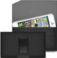 iLuv ICG70344BLK Artisan Leather Pouch, Black For use with iPhone 5/5s Mobile Phone (ICG70344-BLK ICG-70344-BLK ICG 70344BLK ICG70344)  