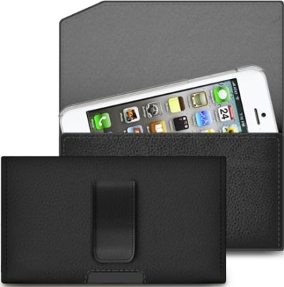 iLuv ICG70344BLK Artisan Leather Pouch, Black For use with iPhone 5/5s Mobile Phone (ICG70344-BLK ICG-70344-BLK ICG 70344BLK ICG70344) 