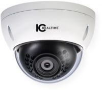 IC Realtime ICIP-D2001-IR-D-2.8 Dome IP Camera 2MP Indoor and Outdoor Small Size Vandal Dome; Fixed 2.8mm lens (120 degrees); Featuring the latest generation of 1/2.7" CMOS sensors; Supports IR illumination up to 100 feet; POE Capable (Tinted Dome); 2MP dome camera; IP66, IK10, PoE; 30 fps at 1080P (1920 x 1080); Product Dimensions 4.33" x 3.19"; Weight 0.91 lb; Shipping Weight 1.17 lb (ICIPD2001IRD28 IC-IPD2001IRD-28 ICIPD2001-IRD28 ICREALTIME-ICIP-D2001-IR-D-2.8 ICREALTIME-ICIPD2001IRD28 ICREA 
