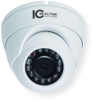 IC Realtime ICIP-D4005-2.8-I Small Size 4MP IP Vandal Eyeball Dome Camera, Indoor and Outdoor; 1/3" 4 Megapixel progressive scan CMOS; Maximum 20fps at 4MP, 30fps at 3MP; Smart Detection supported; 2.8mm fixed lens; Maximum IR LEDs Length 90 ft (30m); IP67, and PoE capable (ICIPD400528I ICIPD-400528I ICIPD4005-28-I ICREALTIME-ICIPD400528I ICREALTIME-ICIPD4005-28I ICREALTIME-ICIP-D4005-2.8-I) 