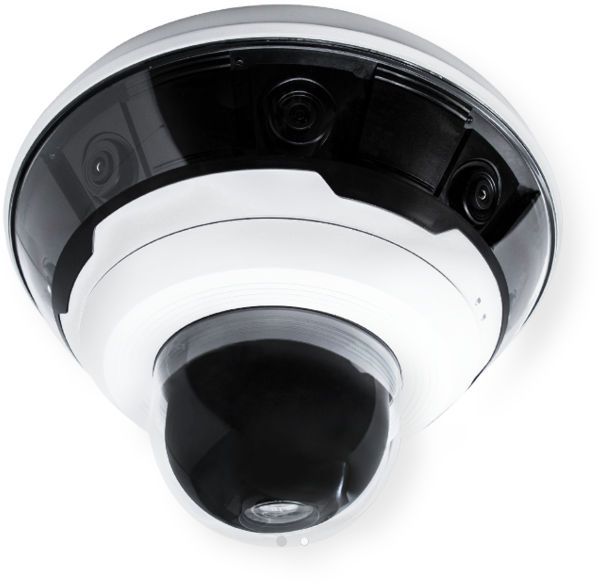IC Realtime ICIP-PANO-A820 Panoramic 8 x 2 MP (16 MP Total) IP 360 degrees Pan Tilt Zoom Dome Camera; Eight 1/1.9