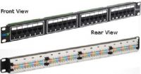 ICC ICMPP0245E HiPerlink 1000 Cat 5e Patch Panel, 24 ports, 1 rack mount space (RMS), Balanced system for excellent CAT 5e transmission characteristics, High-density configuration optimizes rack mount spacing, (1)- rack mount space required, Easy adds, moves and changes simplify cross-connect applications (ICM-PP0245E ICM PP0245E ICMPP-0245E ICMPP 0245E) 