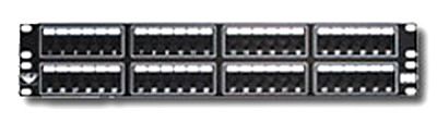 ICC ICMPP0485E Patch panel, 48 Port, Category 5E, 48 Port/2 RMS, 8 Cond., 110 Type, Labeled for T-568-B, Easily expandable, moves and changes (ICC-ICMPP0485E ICM-PP0485E PP0485E)