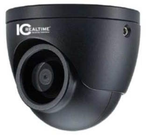 IC Realtime ICR220 650TVL(D)/ 700TVL(N) Mini Spy Armor Black Dome Camera; 1/3