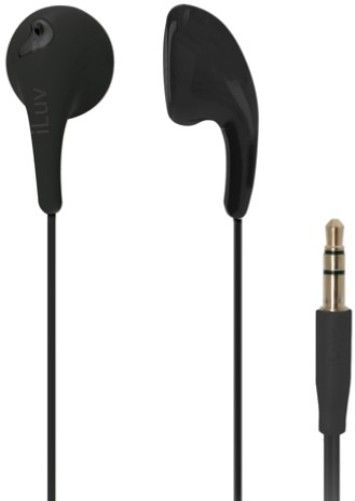 iLuv iEP205-BLK Bubble Gum 2 Flexible Jelly-Type Stereo Earphones, Black; For all iPhone, all iPod touch, all iPod nano, all iPad Air, alll iPad, all Galaxy S series, all Galaxy Note series, all Galaxy Tab series, LG, HTC, and other smartphones, tablets and 3.5mm audio devices; Ultra lightweight and comfortable design; UPC 639247153844 (IEP205BLK IEP205 BLK IEP-205-BLK IEP 205-BLK)