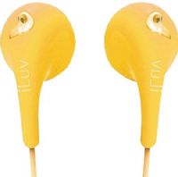 iLuv iEP205-YEL Bubble Gum 2 Flexible Jelly-Type Stereo Earphones, Yellow, Ultra lightweight and comfortable design, Built with high-performance speakers for extended frequency range, lower distortion and hi performance; Ideal for portable digital audio devices, UPC 639247153929 (IEP205YEL IEP205 YEL IEP-205-YEL IEP 205-YEL) 