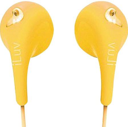 iLuv iEP205-YEL Bubble Gum 2 Flexible Jelly-Type Stereo Earphones, Yellow, Ultra lightweight and comfortable design, Built with high-performance speakers for extended frequency range, lower distortion and hi performance; Ideal for portable digital audio devices, UPC 639247153929 (IEP205YEL IEP205 YEL IEP-205-YEL IEP 205-YEL)