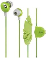 iLuv iEP311-GRN The Bean Stereo Earphones with Volume Control, Green, High-performance speakers provide extended frequency range and lower distortion to bring out the fullness of your music, Adjust the sound level easily with in-line volume control, Wire reel and slider for optimal cable management, UPC 639247131323 (IEP311GRN IEP311 GRN IEP-311-GRN IEP 311-GRN) 