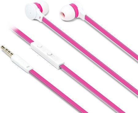 iLuv IEP336WPKN Neon Sound Color Tangle-resistant In-ear Stereo Earphones with Mic and Remote, White/Pink; Fits with Apple and Android smartphones and tablets, 3.5mm audio devices; High performance speakers; Durable design; In-line volume control; Tangle-resistant cable; Comfortable in-ear fit with small, medium and large ear tips (IEP-336WPKN IEP 336WPKN IEP336-WPKN IEP336 WPKN) 