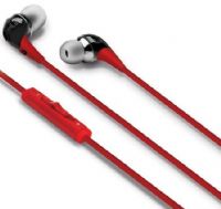 iLuv IEP506-RED Rock On Spectacular Sound Earphone with Volume Control; Excellent sound quality with high-performance speakers; Durable design; In-line volume control; Tangle-free, ultra-flexible, flat cable; Comfortable in-ear fit; Included: Silicone ear tips (small, medium, large); UPC 639247137295 (IEP506RED IEP-506RED IEP 506-RED IEP506)  