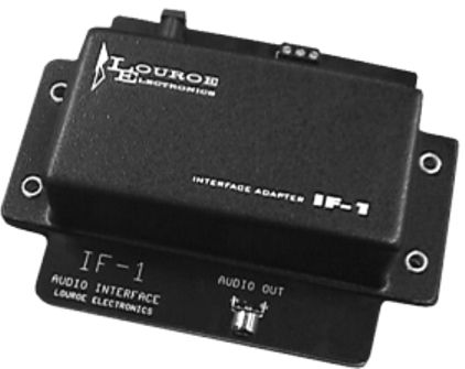 Louroe Electronics IF-1 Interface Adapter To VCR, Receives wiring from microphone, Provides phantom power to the microphone, Outputs to VCR/DVR or computer sound card, Variable gain adjustment for input to sound card, RCA-3.5mm stereo and 3.5mm mono cables included (IF 1 IF1)