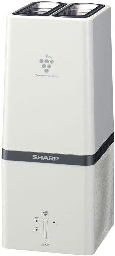 Sharp IG-A10UW Ultra High Density Tabletop Plasmacluster Ion Air Purifier, Effective for rooms up to 108 sq. ft., 2 (High/Low) Fan Speeds, Manual Operation, 60 Max/42 Low CFM Air Flow, 44 Max/34 Low Noise Levels, Sleek and compact design fits any decor, Plasmacluster ions help reduce odors at the source, UPC 074000662858 (IGA10UW IG A10UW IGA-10UW IG-A10-UW IG-A10 UW)