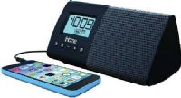 iHome IHM46BC Portable USB Charging Dual Alarm Clock Speaker System, Black, Dual alarms with 2 alarm tones, Operates on 4 AA batteries or included 100V–240V universal AC adapter, Programmable snooze function, Retractable 3.5mm aux cable, Gradual wake, 12/24 hour time display modes, Adjustable display dimmer, SureAlarm battery backup maintains settings during power interruption, UPC 047532907759 (IHM-46BC IHM 46BC IHM46-BC IHM46 BC) 