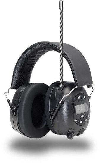 ION Audio IHP14 Tough Sounds Headphones with Bluetooth and Radio; Black; All-in-one hearing protection and personal audio system; Headphones offer 25 dB Noise Reduction Rating; Wireless audio streaming from Bluetooth devices; UPC 812715016142 (IHP14 IHP 14 IHP-14 IHP14-TOUGH IHP14-ION IHP14-HEADPHONE)