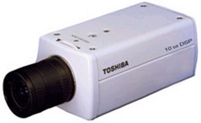 Toshiba IK-6410A Day/Night CCTV Camera, CCD Sensor Type, 480 Lines Video Resolution, 0.2Lux - at F1.0 Illumination, NTSC Compatibility, 50dB S/N ratio, 768 Horizontal x 494 Vertical Picture elements, Color Support, Cable Connectivity Technology (IK-6410A IK 6410A IK6410A)