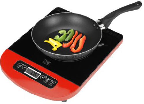 Kalorik IKP 40625 R Red Induction Cooking Plate; Glass size: 9.85