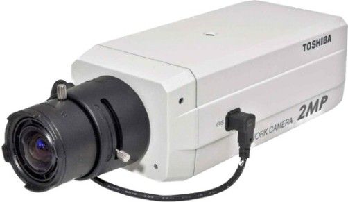 Toshiba IK-WB30A IP Network Video Camera, 2-Megapixel CMOS Sensor, 4x Digital Zoom, 1/3.2 Inch CMOS Image Sensor, Effective Picture Element 1600 (H) x 1200 (V), Progressive Scanning System, Electric shutter 1/5-1/40000 sec, Removeable IR-cut filter, True Day-Night Capability, Quad Streaming MPEG4 and MJPEG (IKWB30A IK WB30A IKW-B30A IKWB-30A)