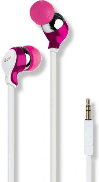 iLuv IEP314PNK Party On Ergonomic Headset, Pink Color; Fully-closed ear pieces deliver maximum sound; Lightweight ergonomic and comfortable design; Tangle-free, ultra-flexible and convenient flat cable design; 3.5mm plug; Weight 0.3 lbs; UPC 639247133280 (ILUV-IEP314PNK ILUV IEP314PNK ILUVIEP314PNK)