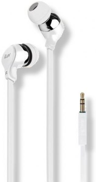 iLuv IEP314WHT Party On Ergonomic Headset, White Color; Fully-closed ear pieces deliver maximum sound; Lightweight ergonomic and comfortable design; Tangle-free, ultra-flexible and convenient flat cable design; 3.5mm plug; Weight 0.3 lbs; UPC 639247135116 (ILUV-IEP314WHT ILUV IEP314WHT ILUVIEP314WHT)