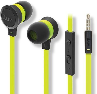 iLuv IEP336GRNN Neon Sound High Performance Earphone, Green Color; High performance speakers; Durable design; In-line volume control; Tangle-resistant cable; Comfortable in-ear fit with small, medium and large ear tips; Weight 0.3 lbs; UPC 639247138223 (ILUV-IEP336GRNN ILUV IEP336GRNN ILUVIEP336GRNN)