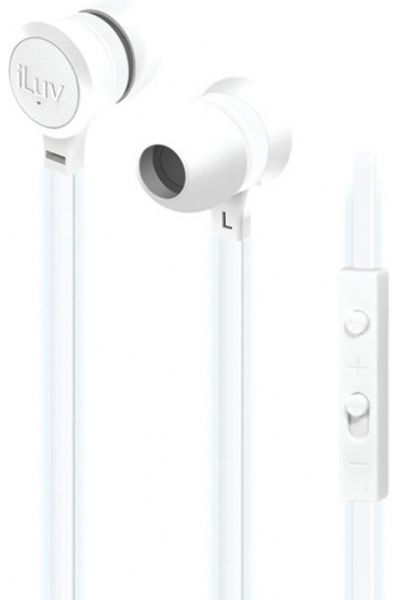 iLuv NEONGLOWSWH Neon Glow Talk Earphones, White Color; Glows In The Dark; Answer Calls and Change Tracks Easily; Outstanding Sound; Built-in microphone and remote for easy hands-free calling and music playback control; Excellent sound quality, noise-isolating earpieces and durable design; 3.5mm audio plug; Weight 0.3 lbs; UPC ILUVNEONGLOWSWH (ILUV-NEONGLOWSWH ILUV NEONGLOWSWH ILUVNEONGLOWSWH)