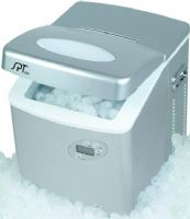 Sunpentown IM-101 Portable Ice Maker with Digital Controls, Digital controls with soft-touch buttons, LCD panel with blue back light, 18 hour timer, 150 WPower consumption, 115V / 60Hz Power, 1.8-2.9A Rated current, R134a / 97g Refrigerant, 17.125" L x 15" W x 17" H, Self-Clean function, Make up to 35lbs of ice cubes per day, Stores up to 2.5lbs of ice at a time, UPC 876840001251 (IM101 IM-101 IM 101) 