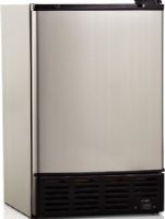 Equator IM 36I-10 Ice Maker, Stainless, 1.0 cu.ft. Net capacity, 10 lbs/24H Ice-making capacity, Energy saving, Ice scoop included, Reversible door, Rapid ice making system, Stainless steel door, Adjustable Leg, Mechanical Temp. Control, Manual Defrosting, Unit Dimension (HxWxD) 19.4 x 15.2 x 17.7, UPC 747037122366 (IM36I10 IM-36I-10 IM36I-10 IM-36I10) 