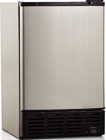 Equator IM 36I-10 Ice Maker, Stainless, 1.0 cu.ft. Net capacity, 10 lbs/24H Ice-making capacity, Energy saving, Ice scoop included, Reversible door, Rapid ice making system, Stainless steel door, Adjustable Leg, Mechanical Temp. Control, Manual Defrosting, Unit Dimension (HxWxD) 19.4 x 15.2 x 17.7, UPC 747037122366 (IM36I10 IM-36I-10 IM36I-10 IM-36I10)