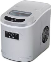 Whynter IMC-270MS Compact Portable Ice Maker, Makes 27 lbs. of bullet-shaped ice cubes in 24 hours, 9 ice cubes every 10 to 15 minutes, 2.2 l manual water reservoir, Stores up to 1.5 lbs. of ice, 2 ice sizes to choose from - small or large, Auto shut-off when ice bin is full, Ice scoop and ice bin, High efficiency CFC-free compressor, Metalic Silver Finish, UPC 850956003392 (IMC-270MS IMC 270MS IMC270MS) 