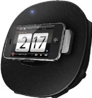 iLuv IMM190BK App Driven Rotational Dock, Black, Portable/desktop (6 x AA batteries or AC operated) speaker for your iPhone or iPod, Stands horizontally or vertically to match your iPhone or iPod touch screen aspect, Establishes full functions of the iLuv alarm clock application, Plays and charges your iPhone/iPod, UPC 639247041028 (IMM-190BK IMM 190BK IMM190B IMM190) 