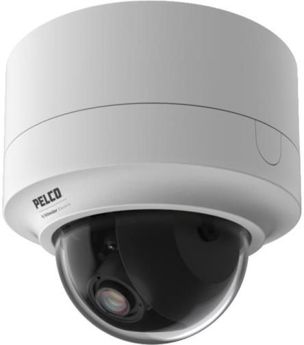 Pelco IMP219-1S Sarix Professional Indoor Surface Mount Minidome; 2.1 MPx (1920 x 1080 Max Resolution); Up to 30 Images per Second; 1/5 ~ 1/10,000 sec Electronic Shutter Range; Power over Ethernet (PoE), 24 VAC Power Input;  Day/Night, White Body, Clear Bubble, Satin Texture; UPC 700880323830 (IMP2191S IMP219-1S IMP-2191S Sarix)