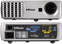 InFocus IN1100 Flexible Mobility DLP Projector, 2100 Lumens, XGA Native Resolution 1024x768, Native Aspect Ratio 4:3, Contrast Ratio 1800:1 Full On/Full Off, Digital Keystone Correction (Vertical) +30°/-30°, Standard Lens Zoom 1.1:1, Standard Lens Throw Ratio 1.95 - 2.15 (Distance/Width), Audible Noise 35dB, 2.75 lbs (1.25 kg) (IN-1100 IN 1100) 