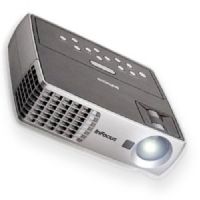 InFocus IN1102 DLP Projector, 2200 ANSI lumens Image Brightness, 1650 ANSI lumens Reduced Image Brightness, 1800:1 Image Contrast Ratio, 4 ft - 39 ft Projection Distance, 1.55 - 1.7:1 Throw Ratio, 1280 x 800 WXGA native / 1920 x 1200 WXGA resized, Widescreen Native Aspect Ratio, 16.7 million colors Color Support, 85 V Hz x 92 H kHz Max Sync Rate, 165 Watt Lamp Type, 3000 hours Typical mode / 4000 hours economic mode Lamp Life Cycle (IN1102 IN-1102 IN 1102) 