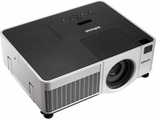 InFocus IN5108 Large Venue LCD Projector, Black with Silver, 4000 ANSI Lumens, Native Resolution SXGA+ 1400 x 1050, Maximum Resolution UXGA 1600 x 1200, Aspect Ratio 4:3 (native), Contrast Ratio 1000:1 with Active Iris, Audible Noise 30 dBA Eco Mode (32 dBA Normal), Throw Ratio 1.5 ~ 1.8:1 (distance/image width), Zoom Ratio 1.2:1, 15.7 lbs/7.1 kg (IN-5108 IN 5108)