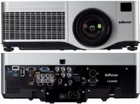 InFocus IN5110 WUXGA LCD Projector, Black with Silver, 4200 ANSI lumens, Native Resolution 1920 x 1200, Contrast Ratio 1000:1, Aspect Ratio 16:10 (Native), Supports 4:3, 5:4, 16:9, Audio 2 x 4 W Stereo, Long-lasting inorganic LCD technology, RS232 port and RJ45 port to connect with your room control and network control systems, 15.7 lbs/7.1 kg (IN-5110 IN 5110) 