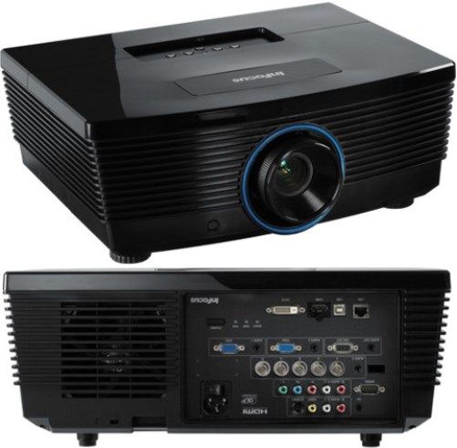 InFocus IN5312 Large Venue XGA DLP Projector, 4500 ANSI lumens, Aspect Ratio (Native) 4:3, Resolution (Native) XGA 1024 x 768, Resolution (Max) WUXGA 1920 x 1200, Contrast Ratio 2000:1, Speakers 6W (2 x 3W), Digital Keystone Correction (Horiz) +/- 20%, Lens Zoom Ratio 1.25x, H-Sync Max 106 kHz, H-Sync Min 15 kHz, UPC 797212964076 (IN-5312 IN 5312)