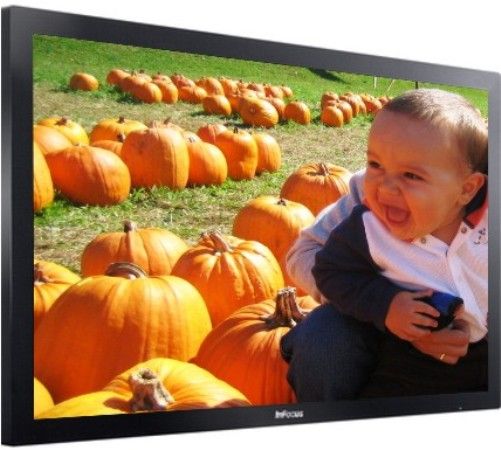 InFocus INF6501 Large Format 65 LCD Thin Display, Black, Native Resolution 1920 x 1080, Pixel Pitch 0.026