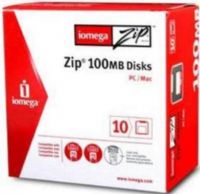 IOmega 32605 Zip 100MB Disks (10 Pack), For use with PC or Mac, Interchangeable with Iomega 100MB and Iomega 250MB Zip Drives, Read-only with Iomega 750MB Zip Drive, Durable, portable and secure (IOMEGA32605 IOMEGA-32605 32-605 326-05) 
