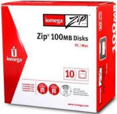 IOmega 32605 Zip 100MB Disks (10 Pack), For use with PC or Mac, Interchangeable with Iomega 100MB and Iomega 250MB Zip Drives, Read-only with Iomega 750MB Zip Drive, Durable, portable and secure (IOMEGA32605 IOMEGA-32605 32-605 326-05)